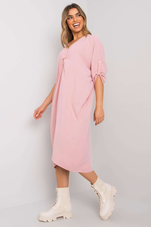 Dirty roosa avar kleit Dorsey