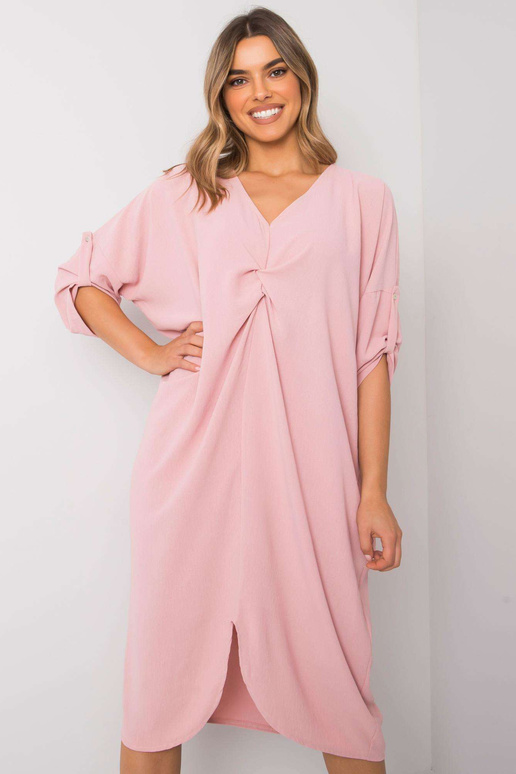 Dirty roosa avar kleit Dorsey