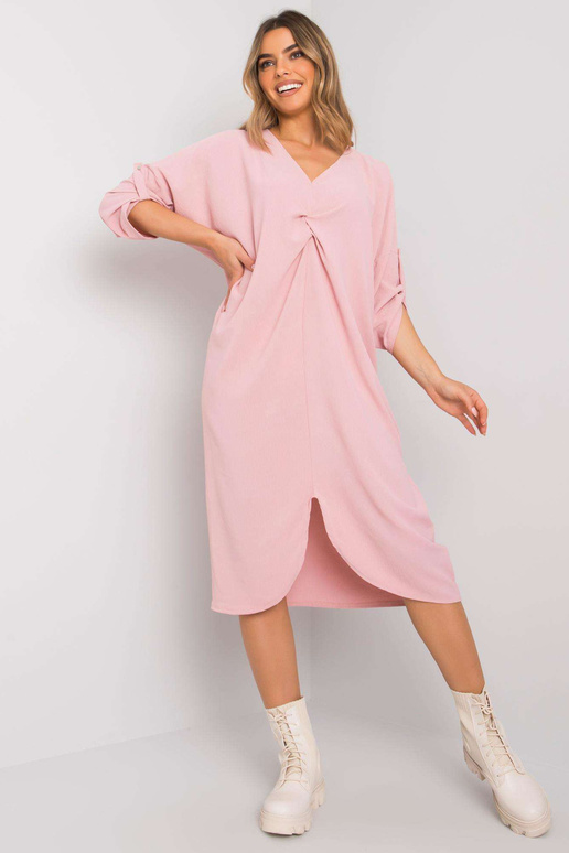 Dirty roosa avar kleit Dorsey