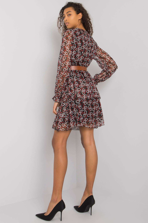 Must ja punane naiste kleit Jae...