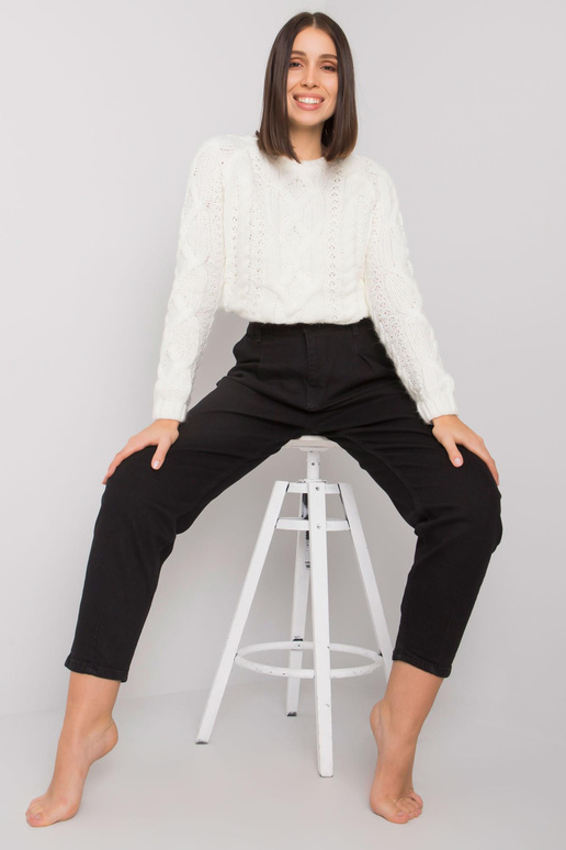 Mustad püksid mom teksad pluss suurus...