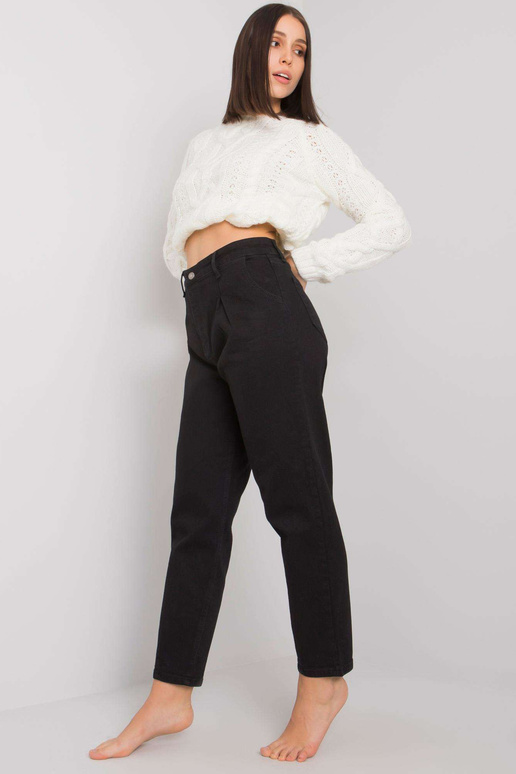 Mustad püksid mom teksad pluss suurus...