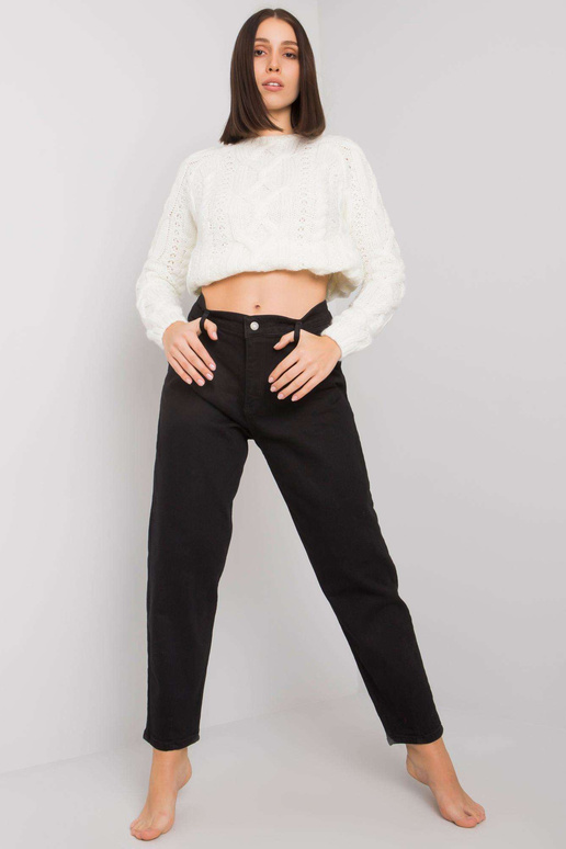 Mustad püksid mom teksad pluss suurus...