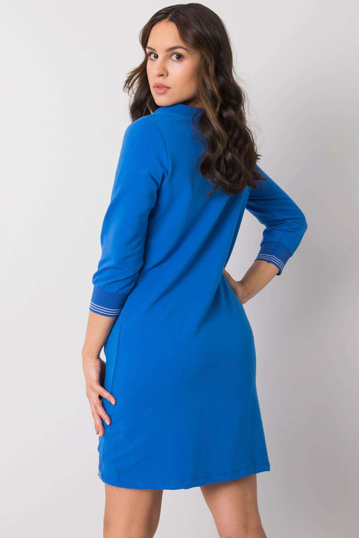 Tumesinine puuvillane kleit Sinead...