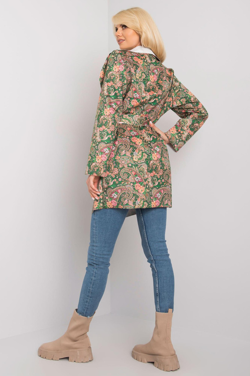 Khaki mustriga Aggie naiste mantel