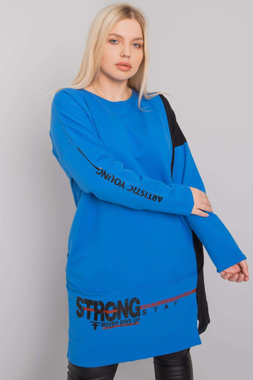 Tumesinine puuvillane tuunika pluss... Tumesinine puuvillane tuunika pluss...