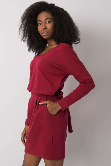 Burgundia kleit Kloe RUE PARIS