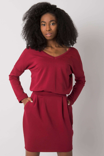 Burgundia kleit Kloe RUE PARIS 2