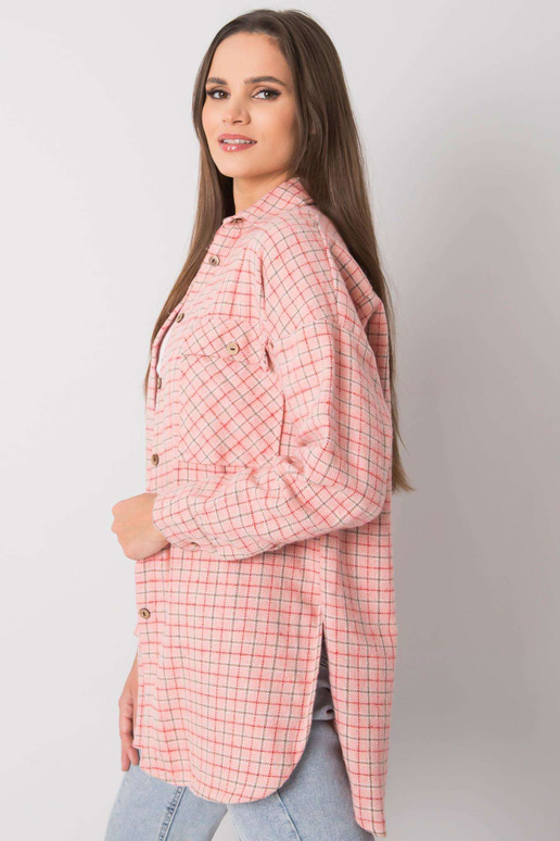 Kahvatu roosa pikk ruuduline särk... Kahvatu roosa pikk ruuduline särk...