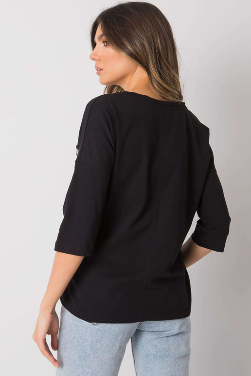 Must puuvillane vabaaja pluus Sofia...