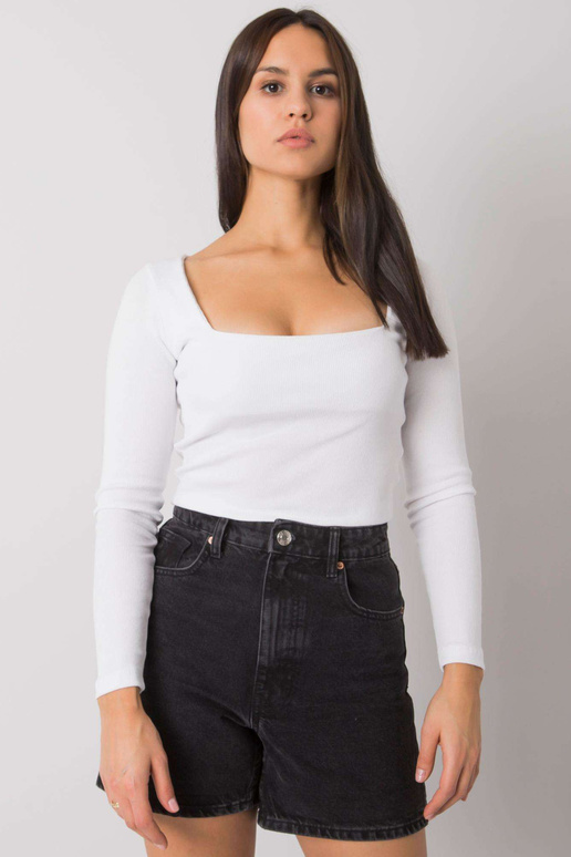 Valge lühikese triibuga pluus Cammy...