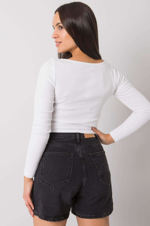 Valge lühikese triibuga pluus Cammy...