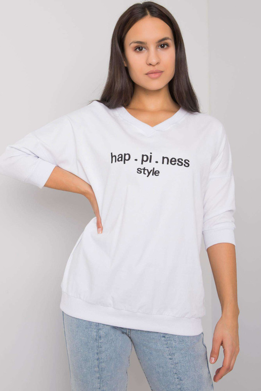 Valge dressipluus kirjaga Jolanda RUE...