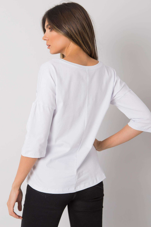 Valge puuvillane vabaaja pluus Sofia... Valge puuvillane vabaaja pluus Sofia...