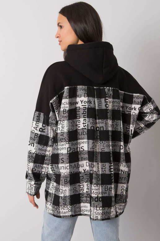 Must-valge naiste kapuuts Freyah RUE...