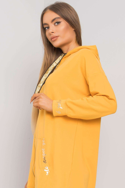 Kollane pika lukuga dressipluus...