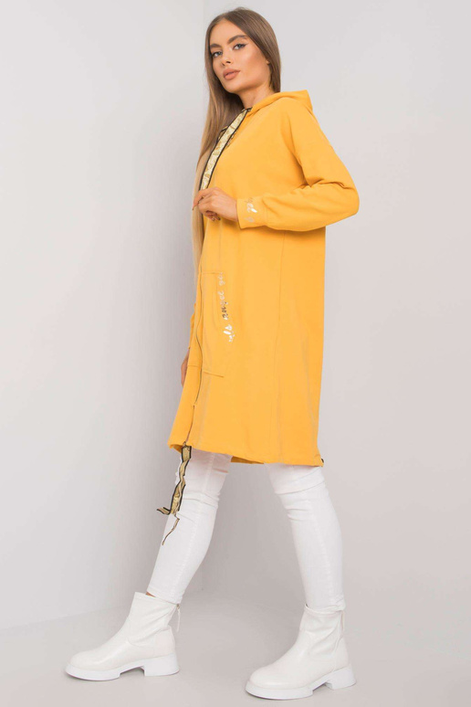 Kollane pika lukuga dressipluus...