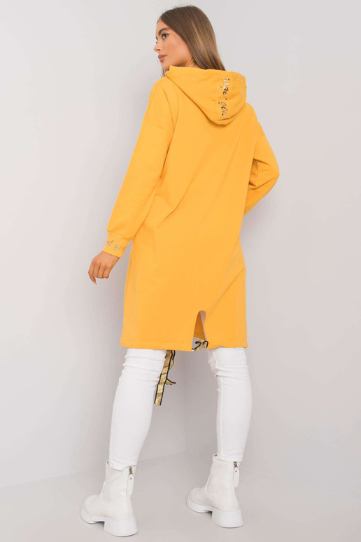 Kollane pika lukuga dressipluus...