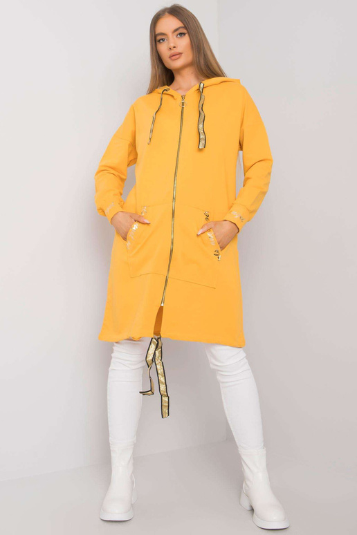 Kollane pika lukuga dressipluus...