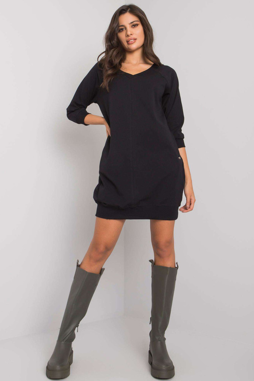 Must Salerno puuvillane põhikleit