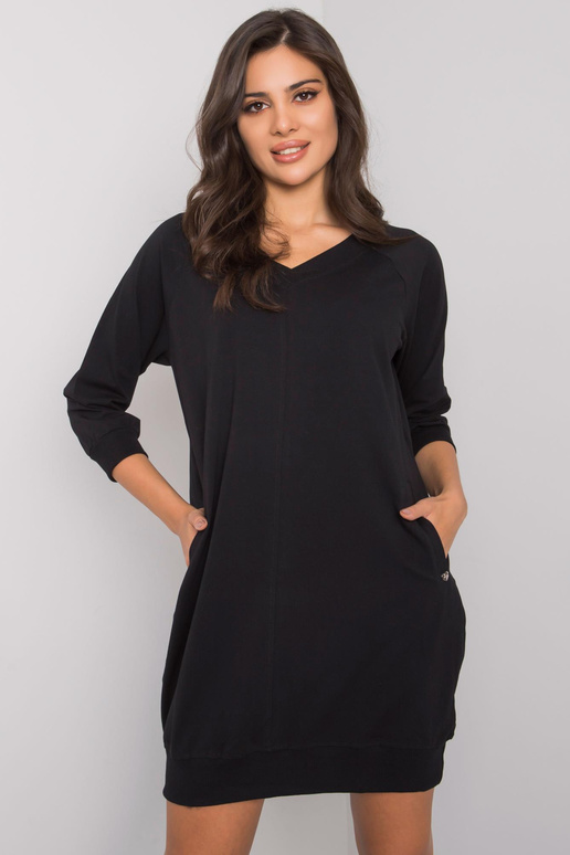 Must Salerno puuvillane põhikleit