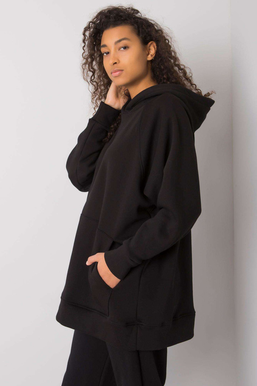 Must känguru dressipluus naistele Selita