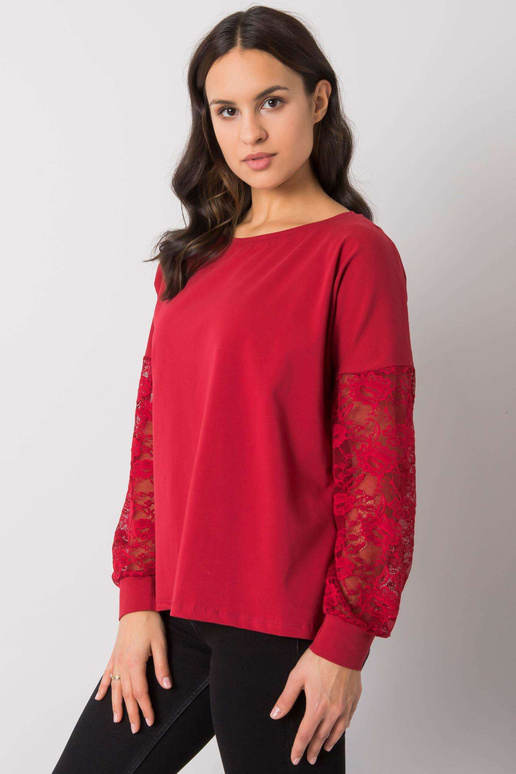 Burgundia pluus pitsiga Shantelle RUE...