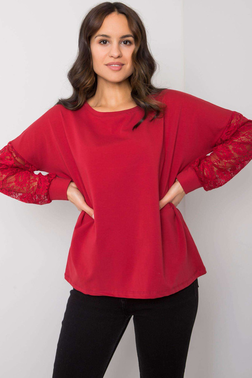 Burgundia pluus pitsiga Shantelle RUE...