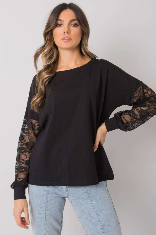 Must pitsiga pluus Shantelle RUE PARIS