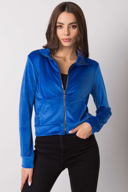 Tumesinine veluurist dressipluus...