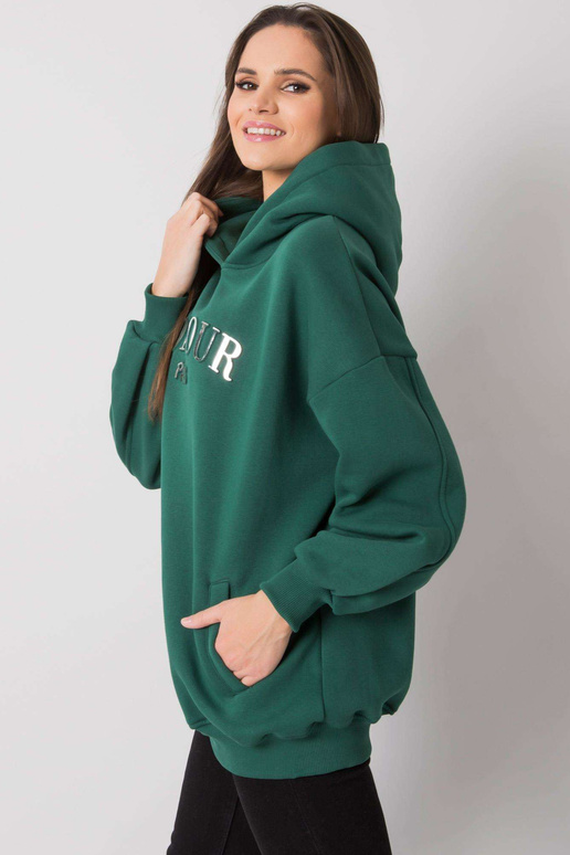 Tumeroheline lohkudega dressipluus...