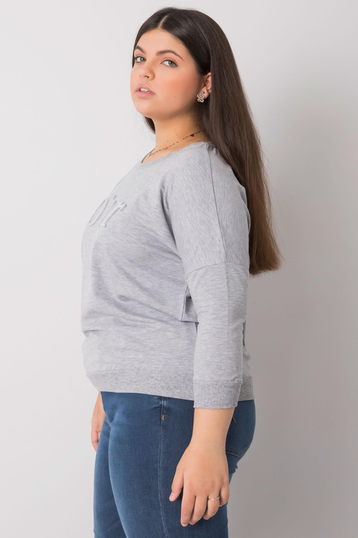 Hall melanž pluus pluss suurus Alice