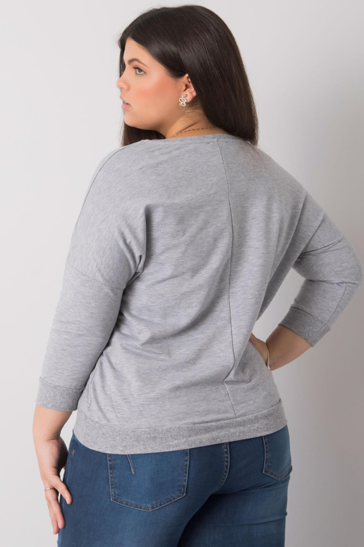 Hall melanž pluus pluss suurus Alice