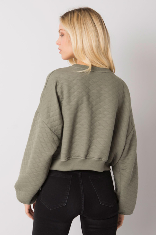 Khaki Crystal tepitud dressipluus