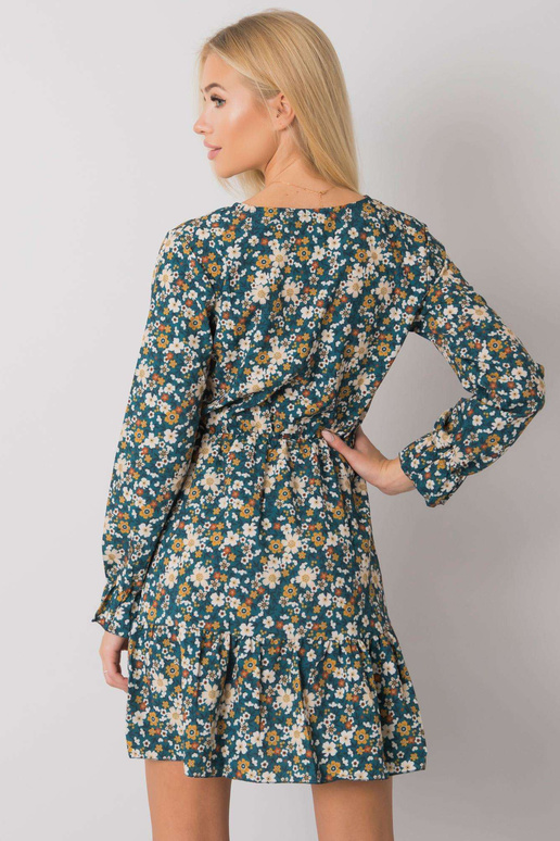 Roheline volangidega kleit Anavi OCH...