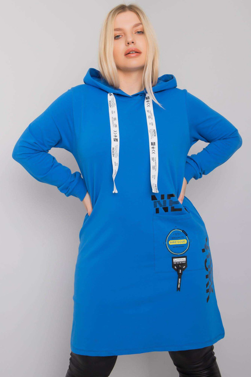 Tumesinine suures suuruses tuunika...