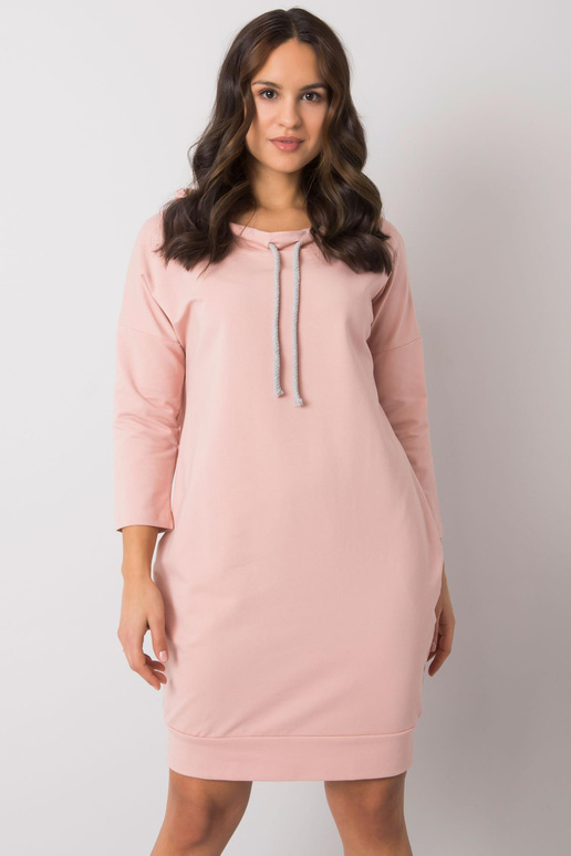 Paulie määrdunud roosa puuvillane kleit