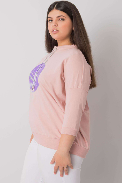 Määrdunud roosa pluss suuruses Bella...