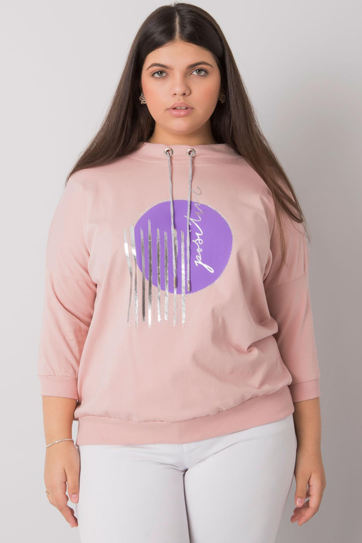 Määrdunud roosa pluss suuruses Bella...