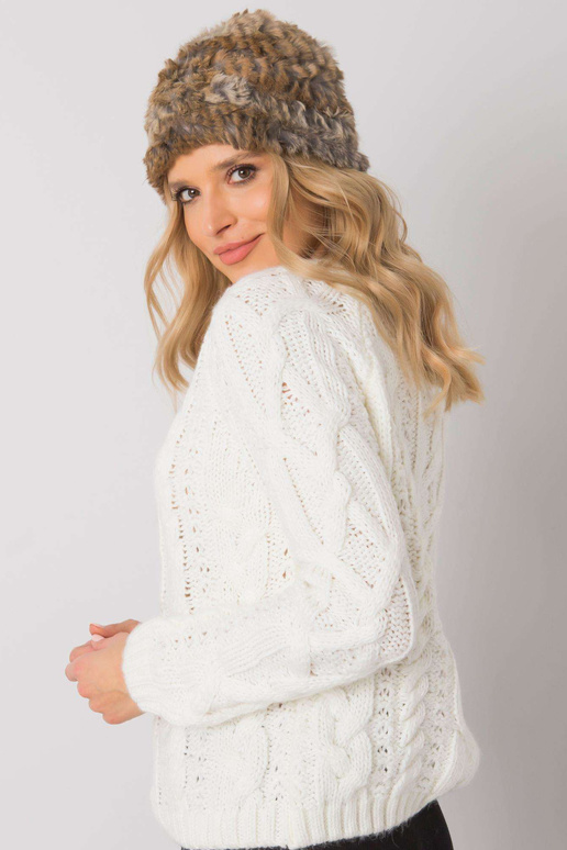 Beeži ja halli karvamüts