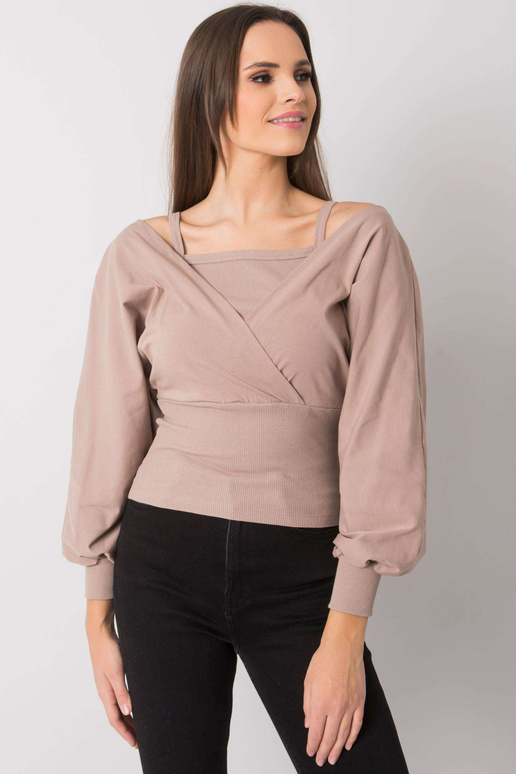 Tumebeež naiste puuvillane pluus...