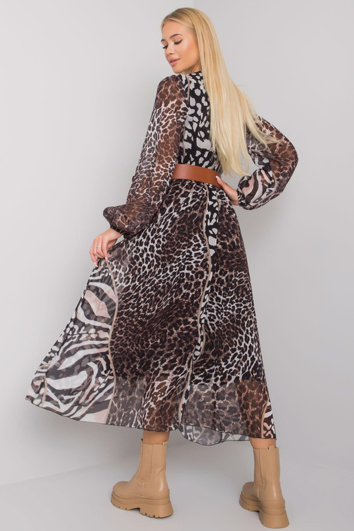 Must ja beež Westoni kleit