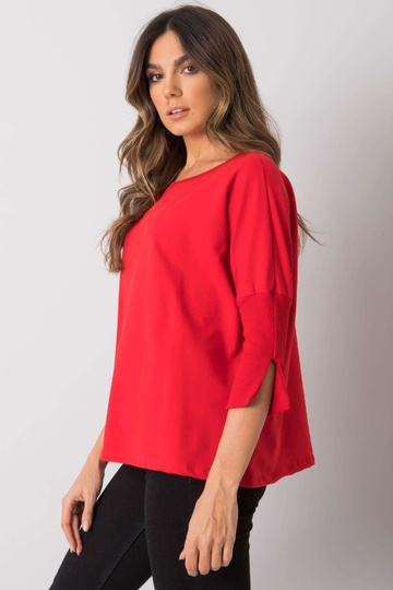 Punane lahtine pluus Hassina 2