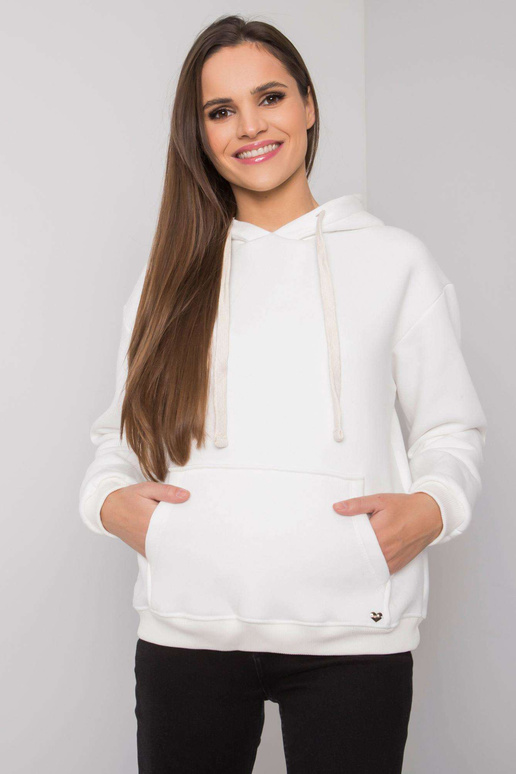 Ecru naiste känguru dressipluus Georgie