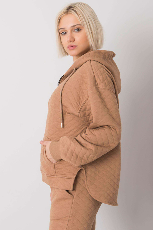 Kameli tepitud lukuga dressipluus Arezzo