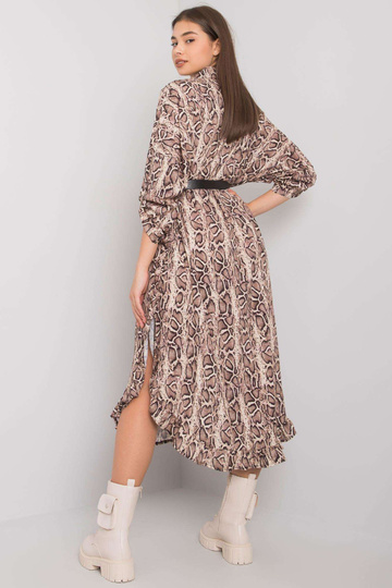 Beeži mustriga kleit...