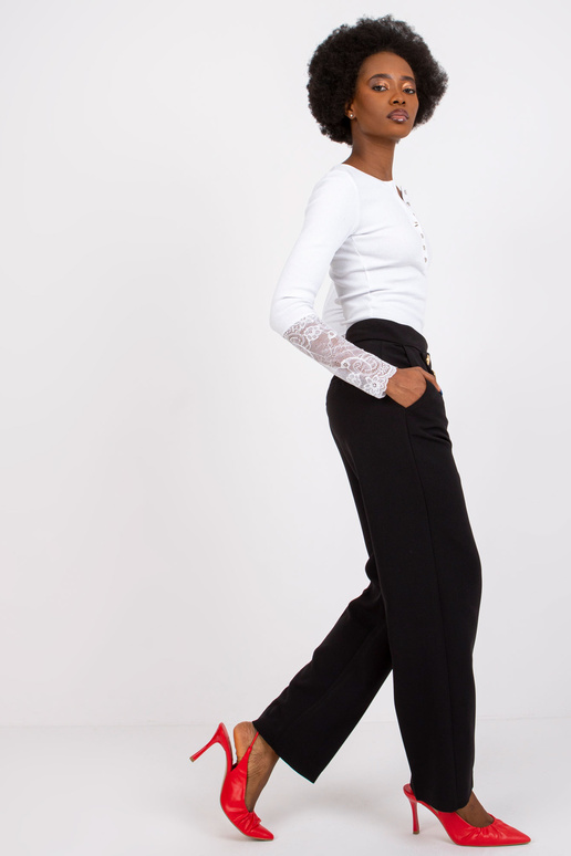 Mustad Grace kangast püksid