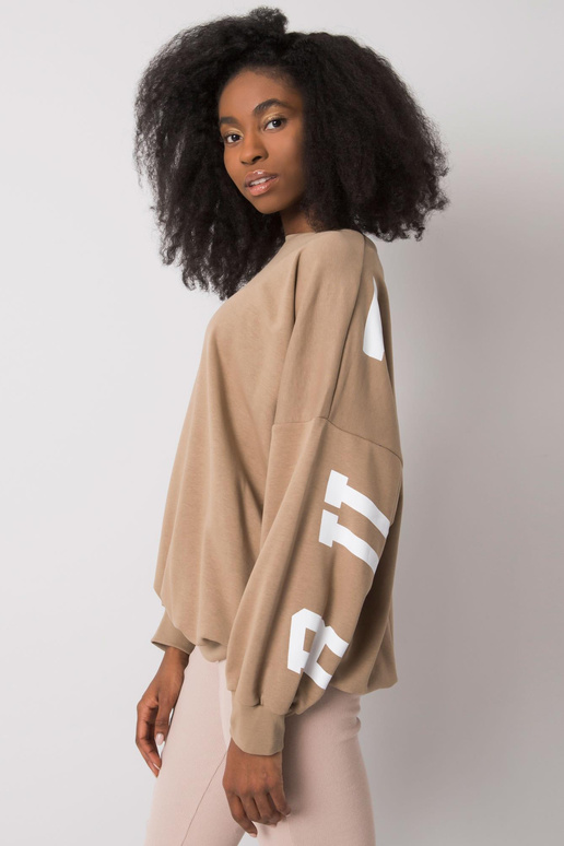 Brooke'i trükiga beež dressipluus