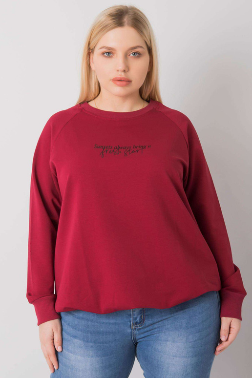 Burgundia pluss suuruses dressipluus...