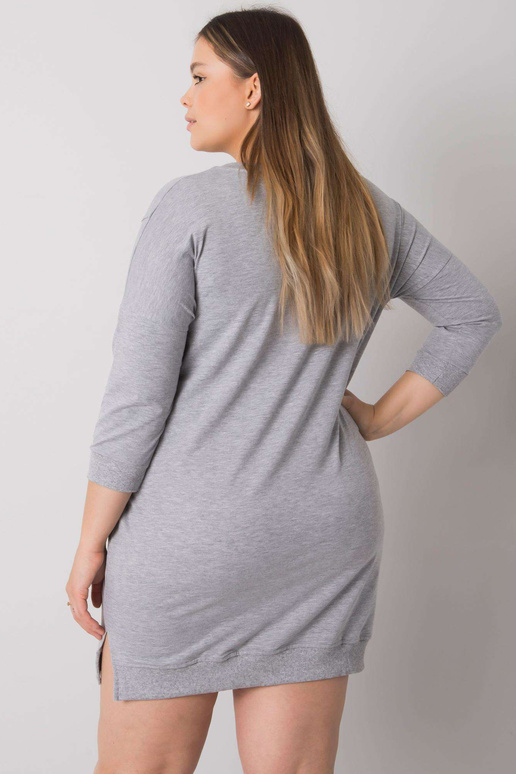 Halli melanž pluss suuruses kleit...